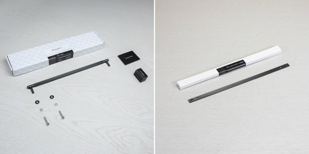 B+P-Pull-Bar-Linear-Unboxing-Large-Gun Metal-Plate