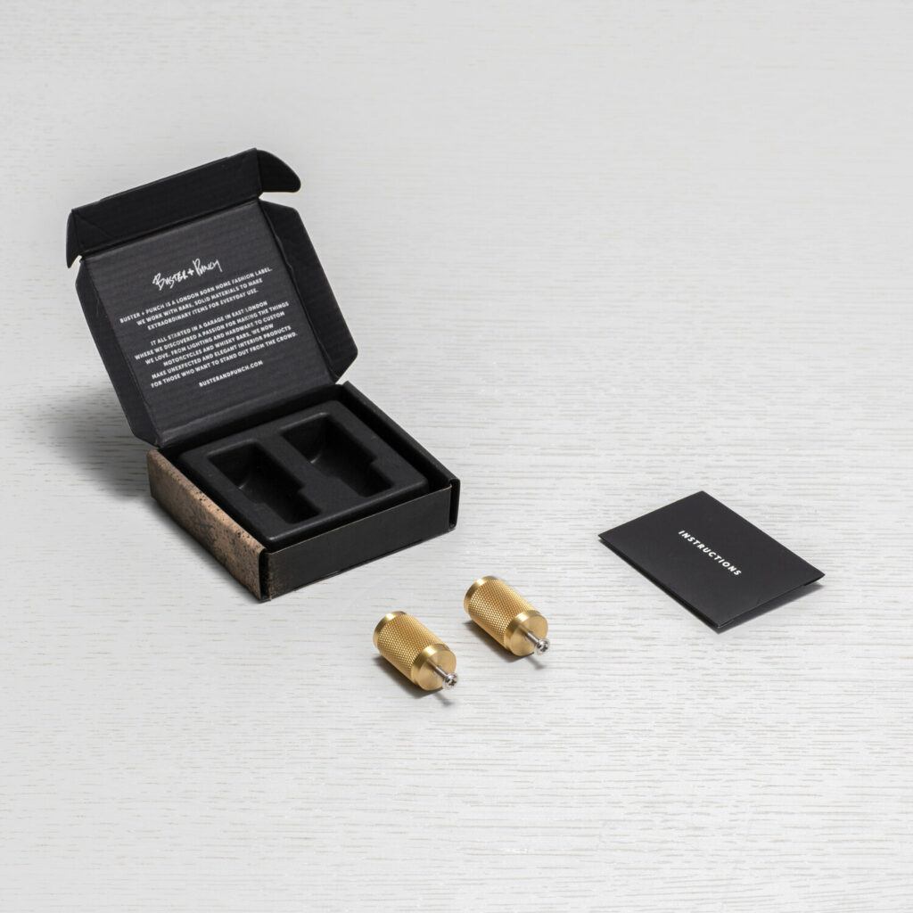 Furniture-Knob-brass-square