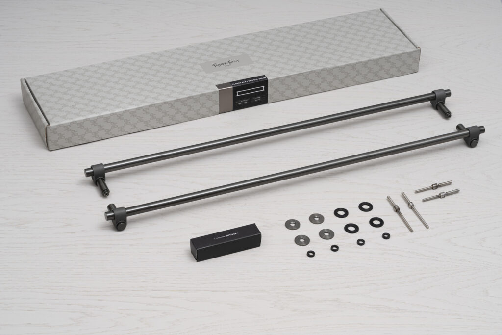 CAST_Closet_Bar_Double_Sided_GunMetal_Unboxing