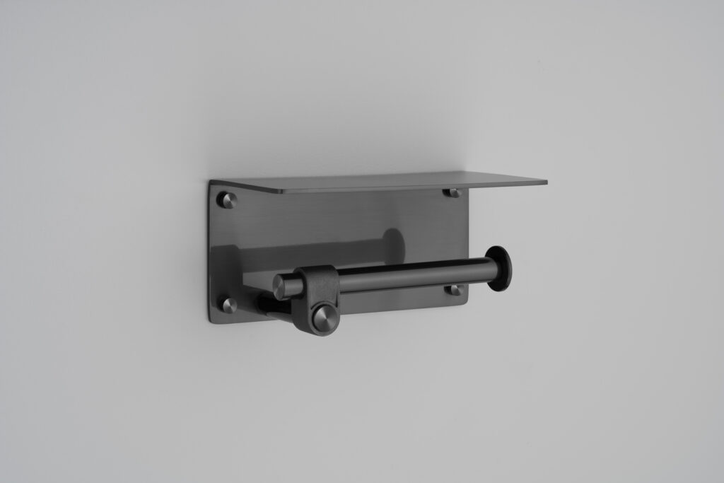 BP_Cast_Toilet_Roll_Holder_Shelf_Gun_Metal_A1