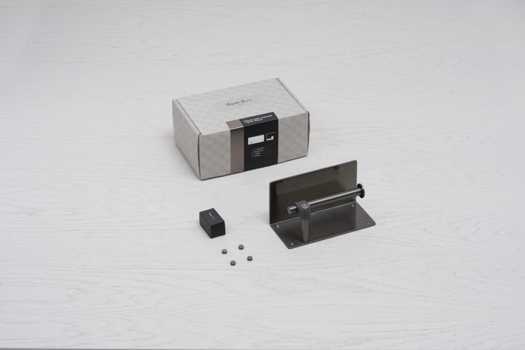 CAST_ToiletRoll_Holder_Shelf_GunMetal_Unboxing